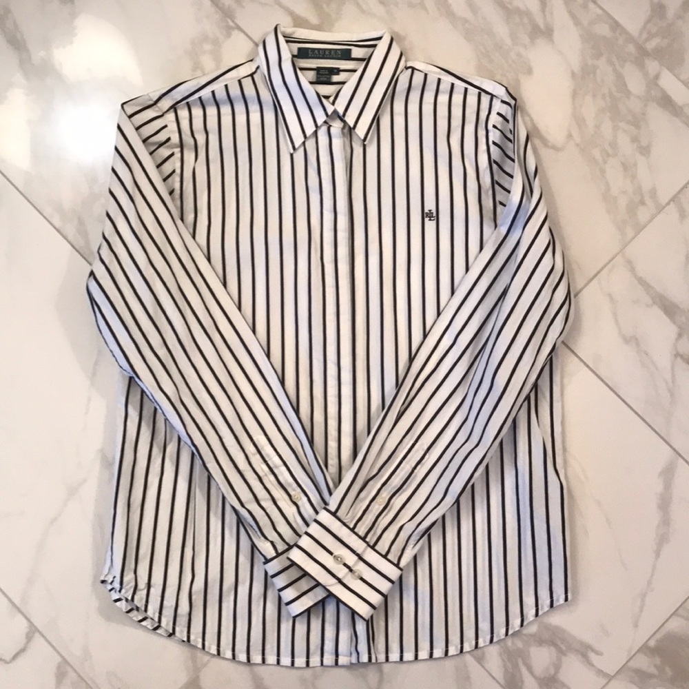 Lauren Ralph Lauren stripe button-down shirt
